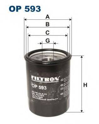 Масляний фільтр FILTRON OP593