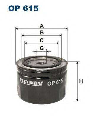 FILTRON OP615 Масляний фільтр
