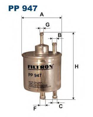 FILTRON PP947 Топливный фильтр