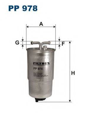 FILTRON PP978 Топливный фильтр