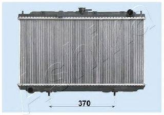 Радиатор, охлаждение двигателя ASHIKA RDA213052
