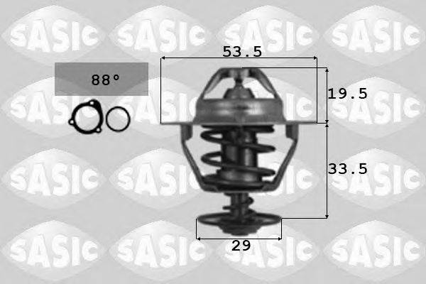 SASIC 3306038 Термостат, охлаждающая жидкость