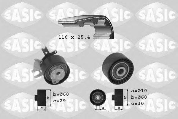 Комплект ременя ГРМ SASIC 1750014