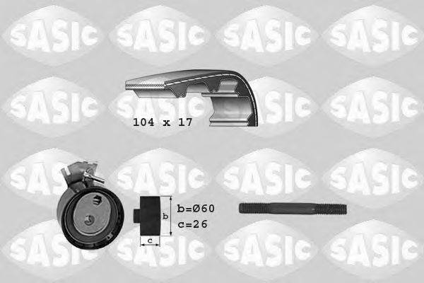 SASIC 1750018 Комплект ремня ГРМ