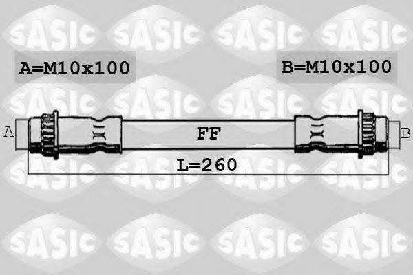 SASIC 6600011 Тормозной шланг