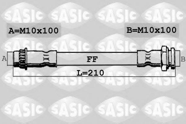 SASIC 6600015 Гальмівний шланг