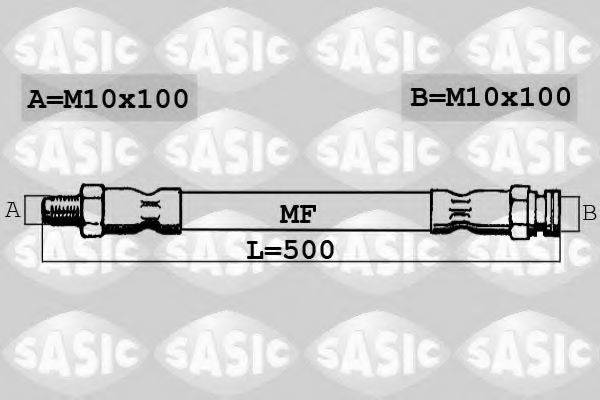 SASIC 6600017 Тормозной шланг