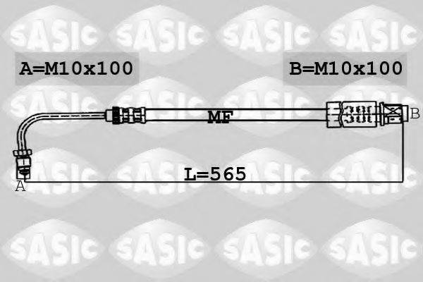 Тормозной шланг SASIC 6600022