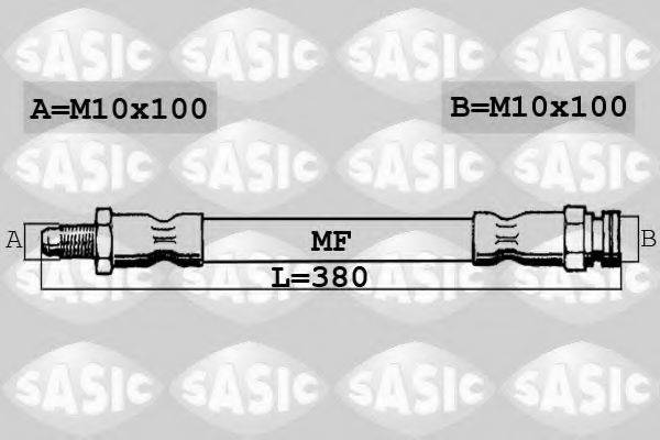 SASIC 6600027 Тормозной шланг
