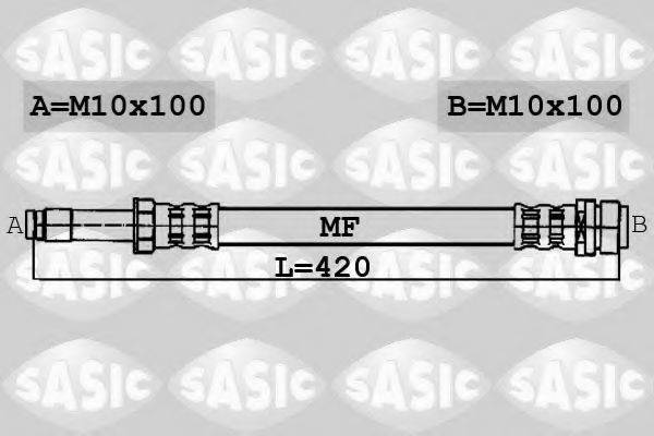 SASIC 6606003 Гальмівний шланг