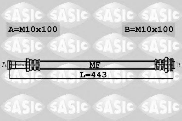 Гальмівний шланг SASIC 6606011