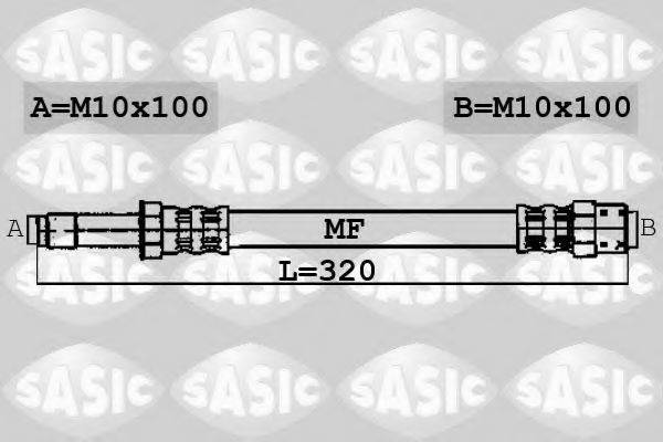 SASIC 6606019 Гальмівний шланг