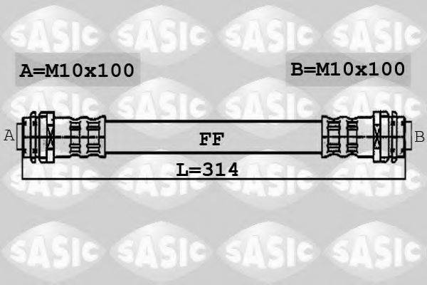 SASIC 6606087 Тормозной шланг
