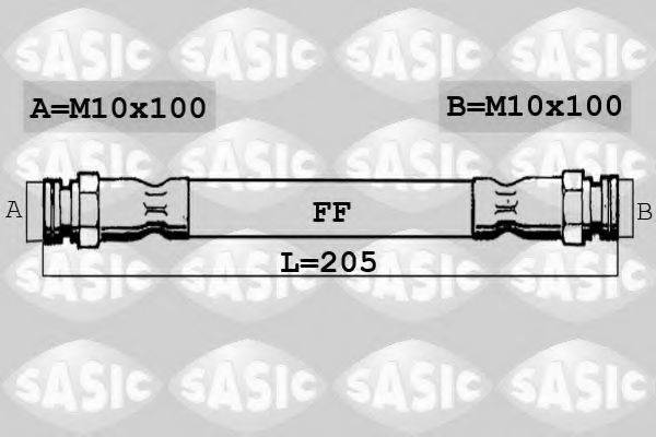 Тормозной шланг SASIC SBH0161
