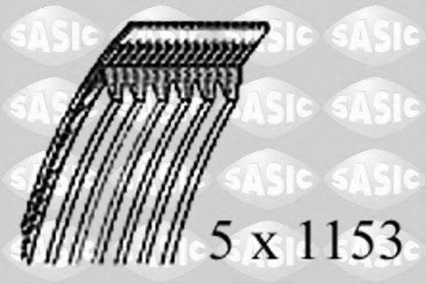 SASIC 1770052 Поликлиновой ремень