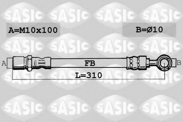 SASIC 6606109 Тормозной шланг