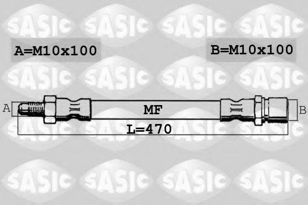SASIC 6606223 Гальмівний шланг