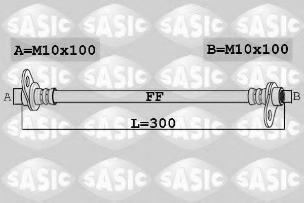SASIC 6600061 Тормозной шланг