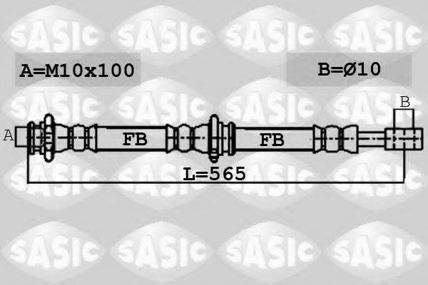 Тормозной шланг SASIC 6606157