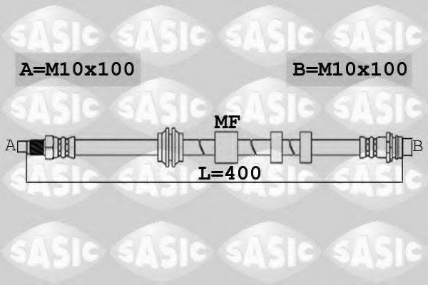 SASIC 6606168 Гальмівний шланг