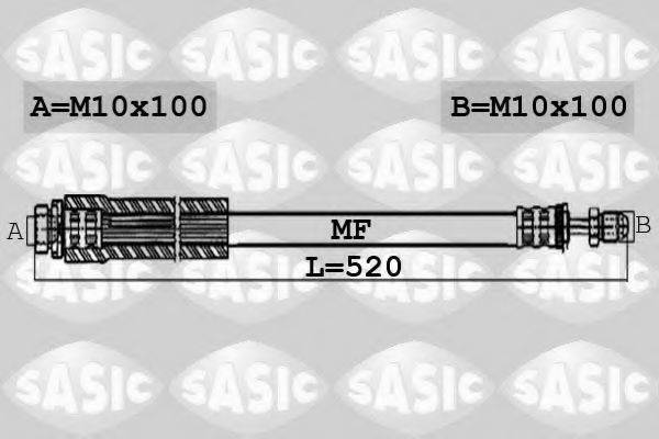 Гальмівний шланг SASIC 6606188