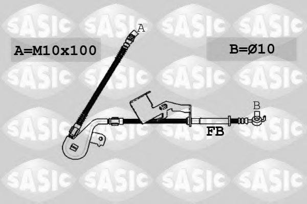 Тормозной шланг SASIC 6600063