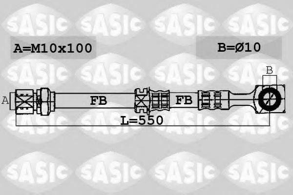 SASIC 6606099 Тормозной шланг