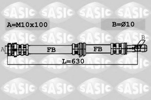 SASIC 6600058 Тормозной шланг