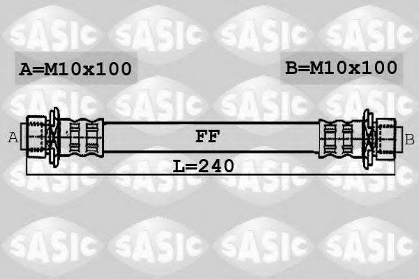 SASIC 6606119 Тормозной шланг