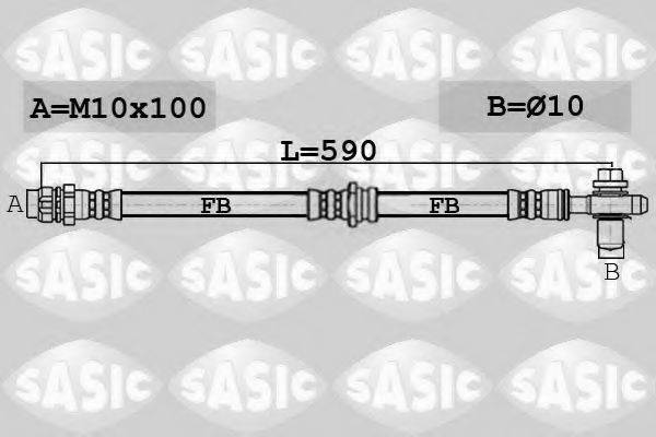 SASIC 6606254 Тормозной шланг