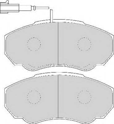 Комплект тормозных колодок, дисковый тормоз ABEX AVR108