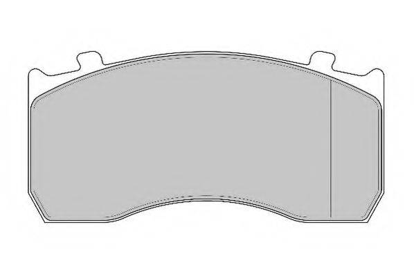 ABEX G6796FE Комплект тормозных колодок, дисковый тормоз