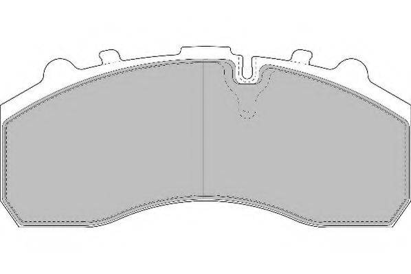 ABEX G6910FE Комплект тормозных колодок, дисковый тормоз