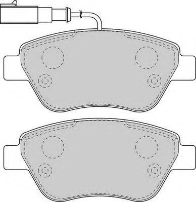 Комплект тормозных колодок, дисковый тормоз DURON DBP231466