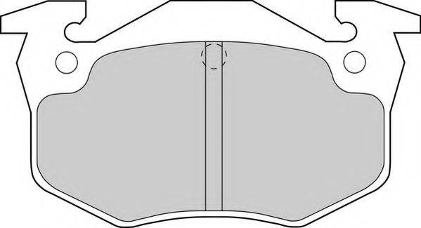 Комплект тормозных колодок, дисковый тормоз DURON DBP340558