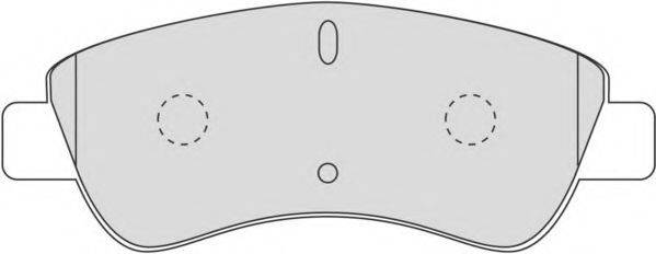 DURON DBP341399 Комплект тормозных колодок, дисковый тормоз