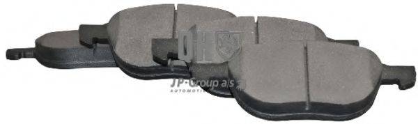 Комплект тормозных колодок, дисковый тормоз JP GROUP 1563600119