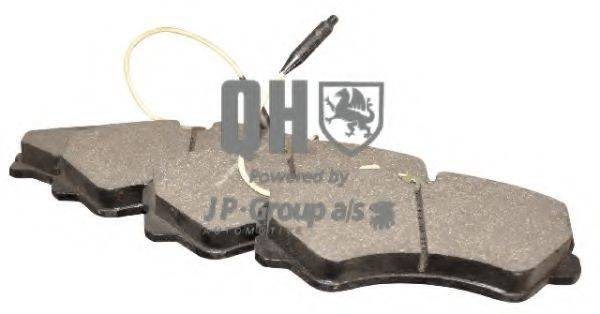 Комплект гальмівних колодок, дискове гальмо JP GROUP 4163600319