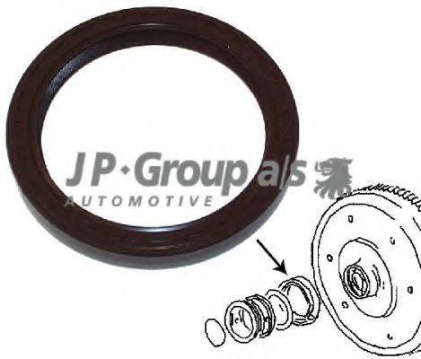 JP GROUP 8119500100 Уплотняющее кольцо, коленчатый вал