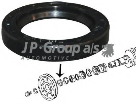 JP GROUP 8119500500 Уплотняющее кольцо, коленчатый вал