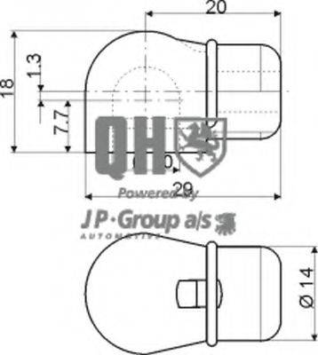 JP GROUP 3281200409 Газовая пружина, крышка багажник