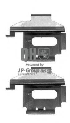 JP GROUP 1163650819 Комплектуючі, колодки дискового гальма