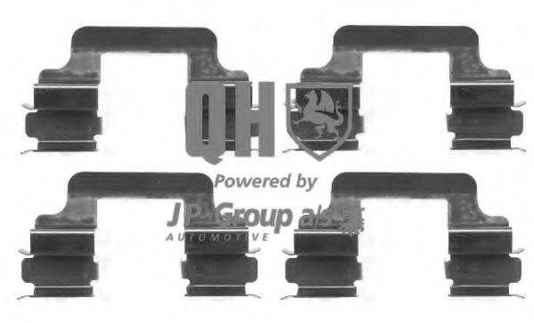 Комплектуючі, колодки дискового гальма JP GROUP 1163750119