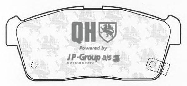 JP GROUP 5263600519 Комплект тормозных колодок, дисковый тормоз