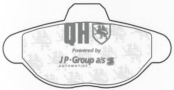 JP GROUP 3363602019 Комплект тормозных колодок, дисковый тормоз