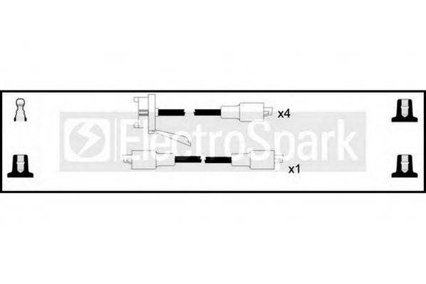 Комплект проводов зажигания STANDARD OEK380