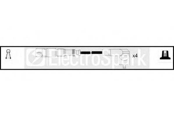 STANDARD OEK450 Комплект проводов зажигания