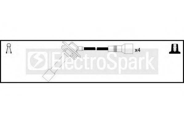 Комплект проводов зажигания STANDARD OEK650