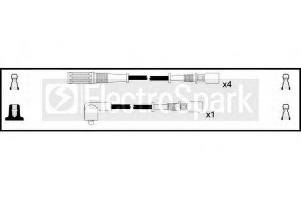 STANDARD OEK014 Комплект дротів запалення