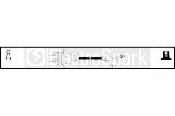 Комплект проводов зажигания STANDARD OEK217